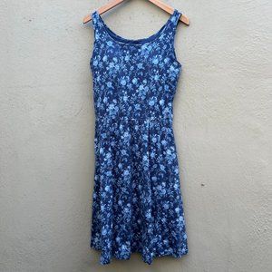 Uniqlo cotton floral dress (M)